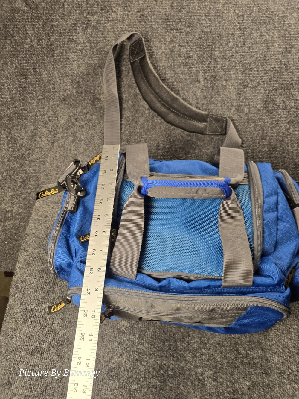 Cabela's Blue & Gray Men's Travel Duffle Bag